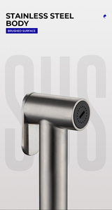 GEE-N Pulverizador Bidê Portátil de Alta Qualidade em Aço Inoxidável SUS 304 para Vaso Sanitário - Product Image 4