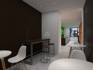 Hiện đại hiển thị hiển thị trường hợp khói cửa hàng gỗ tường hiển thị khói cửa hàng hiển thị trường hợp - Product Image 4