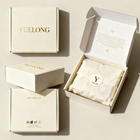 Boîtes d'expédition personnalisées avec logo pour cadeaux et artisanat, boîtes en carton ondulé pour petites entreprises, emballages cadeaux