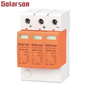 Solarson brand 800VDC DC SPD surge protective device surge protector Type II 2P for solar PV system 20KA-40KA