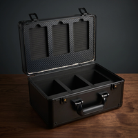 Boîte de rangement professionnelle pour cartes de sport avec éclairage LED, best-seller de la mode