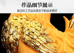 بيع بالجملة تمثال الديك البوليريزين تمثال الديك والديك المطلية بالحيوان تمثال الديك المزخرف من الراتنج - Product Image 4