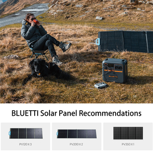 Kit Générateur Solaire Mini Portable Bluetti AC180P & PV200 avec Panneaux Solaires, Groupe Électrogène Solaire 1800 Watts - Product Image 5