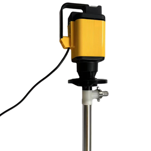 Bomba de Tambor Vertical EX Motorizada de PVDF para la Industria Química, Bomba de Inmersión para Bidones IBC, Bomba de Barril de Alta Profundidad con Asas Resistentes - Product Image 1