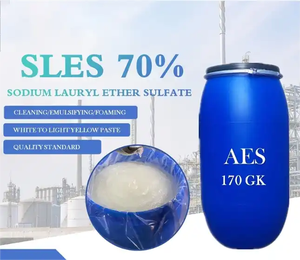 ผงซักฟอก70% โซเดียมลอริลอีเทอร์ซัลเฟต70% กรดซัลโฟนิก texapon N70 SLES 70 - Product Image 1