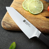 Couteau utilitaire de cuisine en acier inoxydable allemand de haute qualité, 5 pouces, manche en bois, restaurants, hôtels