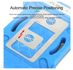 RL-601MA แบบ9 in 1แพลตฟอร์มลายฉลุสำหรับทำ <span class=keywords><strong>CPU</strong></span> reballing สำหรับ A8-A16 IP6 ~ 14 PRO MAX กรอบการติดตั้งแม่พิมพ์ดีบุก - Product Image 2
