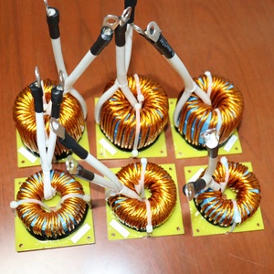 Fe-Si250060 2 링 에너지 저장 인덕터 Fe-Si 소재 65A 150UH 저손실 고포화도 효율 에너지 설계 - Product Image 5