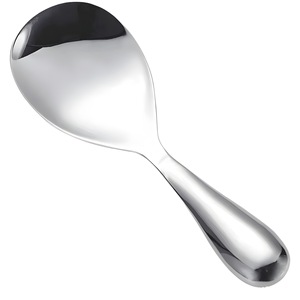 Cuchara para arroz de acero inoxidable, antiadherente para servir sobras, mango largo, cuchara grande para sopa, antiadherente para arroz - Product Image 1