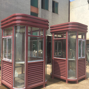 Kiosque <span class=keywords><strong>de</strong></span> salle <span class=keywords><strong>de</strong></span> garde en acier inoxydable Sécurité extérieure préfabriquée pour les parkings <span class=keywords><strong>de</strong></span> villa Rues commerciales Maisons en conteneur - Product Image 6