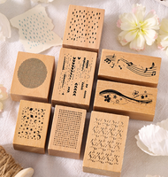 Tampons encreurs en bois de haute qualité pour enfants, pour le bricolage et l'usage au bureau, 1 boîte, modèle YZ2506BBI, fabriqué en Chine ZHE