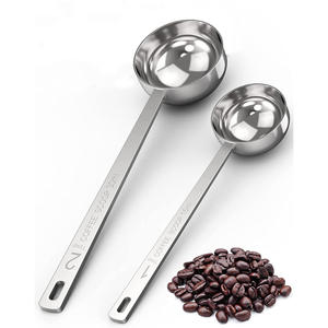 Großhandel Benutzerdefiniertes Logo 15ml 30ml Edelstahl Messlöffel Kaffeebohnen-Schöpflöffel - Product Image 1