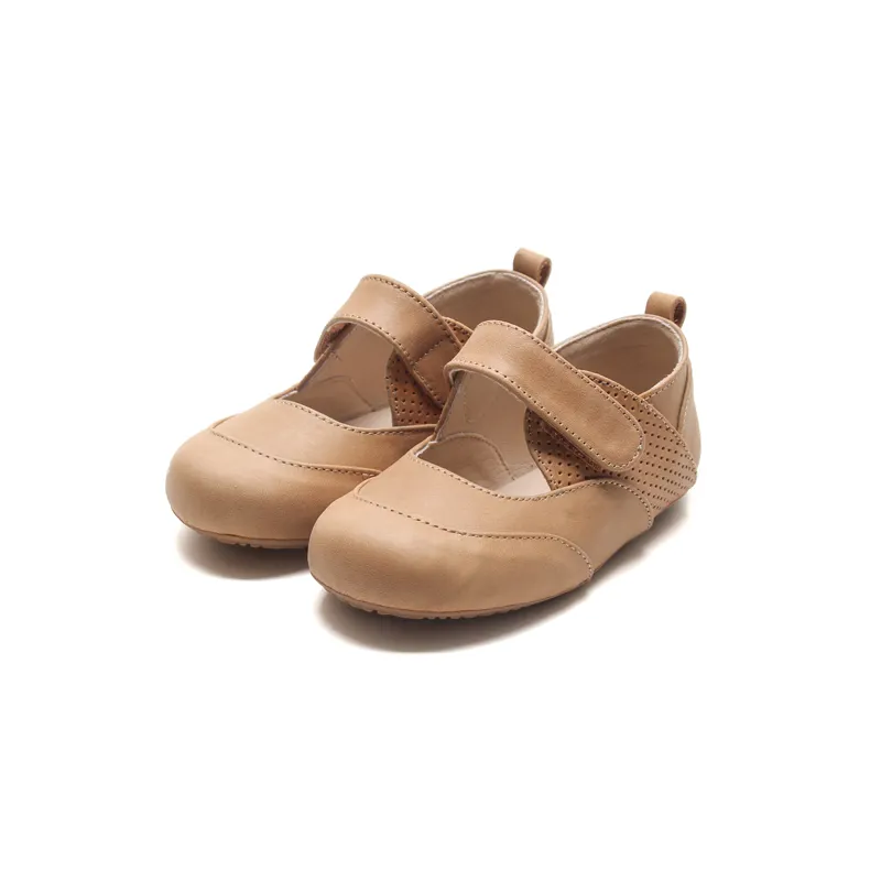 Babyhappy китайский производитель, Заводская поставка, модная нескользкая кожаная детская обувь ручной работы оптом