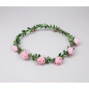 Diademas de flores de Metal satinado Vintage de tendencia, accesorios elegantes y bonitos para mujer, gran oferta, tocados de novia al por mayor - Product Image 2