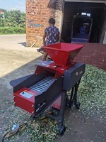 Machine de découpe de paille pour bovins vaches chèvres moutons pour aliments pour volailles pour la fabrication d'aliments pour animaux bovins broyeur d'herbe hachoir à ensilage fourrage pour foin