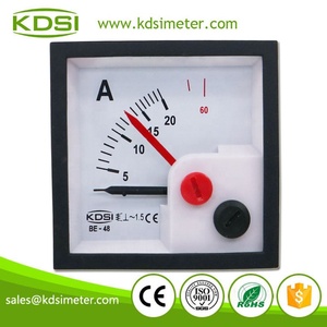 Giấy Chứng nhận CE được-48 ac20a 3 lần quá tải con trỏ đôi AC hiện tại Analog Bảng điều chỉnh Meter - Product Image 2