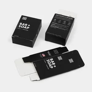 Tái Chế Sang Trọng Màu Đen Hộp Nến Và Jar Bao Bì Biểu Tượng Tùy Chỉnh In Ấn Kraft Giấy Màu Nâu Hộp Các Tông Với Chèn Cho Xà Phòng - Product Image 1