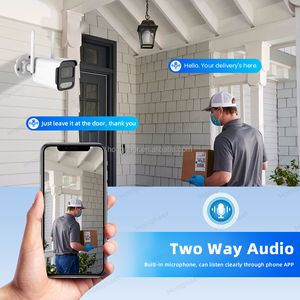 Hongnaer 2/3MP trong nhà ngoài trời thông minh không dây CCTV Bullet IP Camera V380 Pro 4G Thẻ Sim <span class=keywords><strong>Wifi</strong></span> giám sát an ninh nhà máy ảnh - Product Image 6