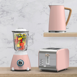 Licuadora Eléctrica Multifuncional de Alta Velocidad con Jarra de Vidrio y Acero Inoxidable, para Smoothies y Alimentos, con Tapas - Product Image 2