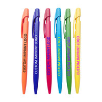 Vente chaude Simple Pas Cher BI C Promotion Logo Personnalisé Stylos À Bille Imprimés