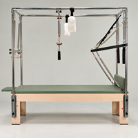 Offre Spéciale : Table de Trapeze Pilates Cadillac en Bois d'Érable Massif avec Ressorts à Fil de Piano, Certifiée CE, pour Studio Commercial