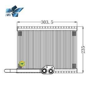 HBSPZ07502 คอยล์เย็นแอร์รถยนต์สำหรับรถวอลโว่ FM400 - Product Image 2