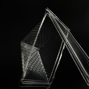 Để đi đóng gói rõ ràng tam giác hộp bánh sandwich, tam giác bánh lát container với nắp có bản lề - Product Image 6