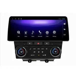新款12.3英寸汽车收音机全球定位系统导航雪佛兰卡马罗带Carplay安卓自动放射自显影立体声安卓头单元