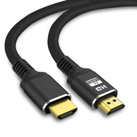Câble HDMI haute vitesse 48Gbps 8K/60Hz 4K/120Hz mâle à mâle 24K plaqué or Audio vidéo coaxial paire torsadée PVC TV pour ordinateur portable
