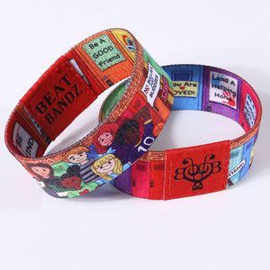 Pulsera de tejido térmico rfid personalizada de fábrica, brazalete con sistema de pago sin dinero, ev3 1k 2k 4k - Product Image 1
