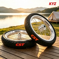 Jeu de roues Sur Ron Supermoto 17 pouces en alliage d'aluminium CNC avant et arrière pour moto électrique tout-terrain Light Bee X LBX, jantes E-Moto, vente en gros