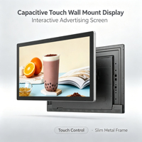Layar Sentuh Kapasitif 10 Titik, Panel Sentuh 65 Inci, Layar Iklan Dinding, LCD 65 Inci, Signage Digital Periklanan