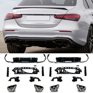 ชุดแต่งรอบคันสำหรับ Mercedes Benz E-Class W213 E260 E63S AMG ปี 2021+ ประกอบด้วยกันชนหน้า สปลิตเตอร์ข้าง ท่อไอเสีย ปลายท่อไอเสีย อุปกรณ์ตกแต่งรถยนต์ - Product Image 2