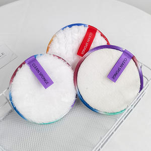 <span class=keywords><strong>Éponge</strong></span> démaquillante double face en fibre douce, facile à utiliser, outils de beauté démaquillant - Product Image 1