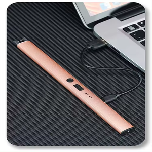 KY SCHLUSSVERKAUF Kerzenfeuerzeug Usb wiederaufladbar winddicht Lichtbogen-Zündung BBQ-Metallherd elektrisches Feuerzeug - Product Image 2