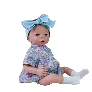 2024 ad alta simulazione 20 pollici Reborn bambola il materiale in Silicone Reborn Baby Doll in Silicone bambola Reborn realistico