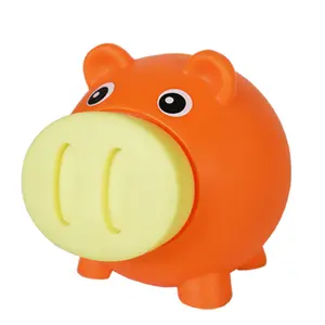 促销塑料猪存钱罐儿童生日礼物赠品硬币银行