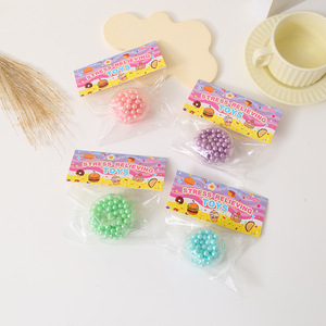 Pelota Antiestrés de TPR con Perlas, Hecha a Mano, Creativa, Novedosa, para Aliviar el Estrés y la Ansiedad - Product Image 1