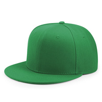 Fabricant vente en gros 100% coton sergé Snapback casquette conception personnalisée plaine noir 3D broderie logo populaire chapeau conception