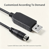 Cable de Programación de Datos DC USB CT-62 CAT Mini DIN para Transceptor de Radio OEM ODM Venta al por Mayor