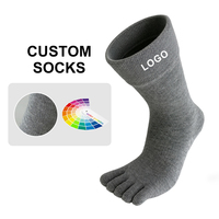 Chaussettes de sport antidérapantes à cinq doigts avec logo et design personnalisés 2026