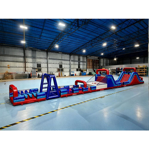 Vui vẻ NINJA CHIẾN BINH trở ngại vui vẻ <span class=keywords><strong>Inflatable</strong></span> chạy đua NINJA CHIẾN BINH <span class=keywords><strong>Inflatable</strong></span> thư bị trả lại nhà các chướng ngại vật cho người lớn - Product Image 2