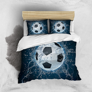 Hot Selling High Quality Summer 4 Pieces Set Fitted Polyester Fibre <strong>Football</strong> Bed Sheet - Product Image 5