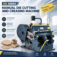 Machine de découpe et de pliage manuelle multifonctionnelle ML pour carton et feuilles de plastique – Presse de découpe à plat