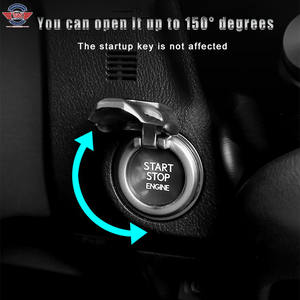 Cubierta de protección decorativa para interruptor de botón de coche, anillo de arranque Interior de Iron Man - Product Image 4