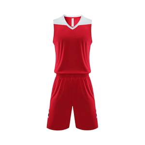 Ensembles d'uniformes de basketball personnalisés de haute qualité pour adultes, tenue décontractée, nouveau design, respirant, 100 % polyester, sans manches - Product Image 1