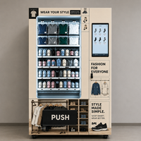 Distributore Automatico di T-shirt e Calzini a Basso Investimento e Alto Profitto, con Codice QR, per Centri Commerciali, in Acciaio