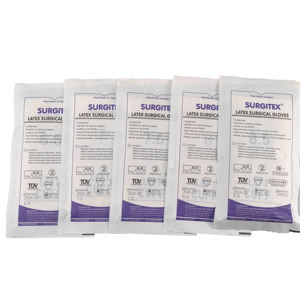 Gants chirurgicaux en <span class=keywords><strong>latex</strong></span> stérilisés, fournis directement par l'usine, avec ou <span class=keywords><strong>sans</strong></span> poudre, protection des mains, certifiés CE, tailles S/M/L - Product Image 5