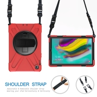Bandoulière pour tablette et enfants, avec sangle à main et antichoc, étui résistant aux chocs, pour Samsung Galaxy Tab A7 360 S5E 10.4 S6 S7 Lite, 10.5