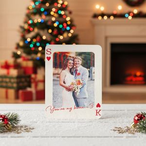 Custom Photo <b>Playing</b> <b>Card</b> Acrylic Car Shade Panel Clip Interior Decoration Drop Shipping Gifts - Product Image 1